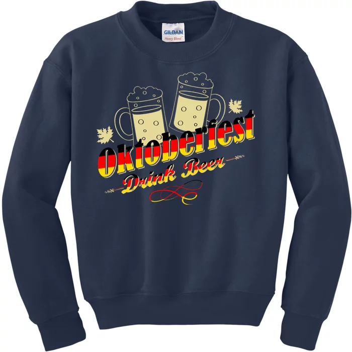 Oktoberfest Drink Beer Pitcher Germany Kids Sweatshirt