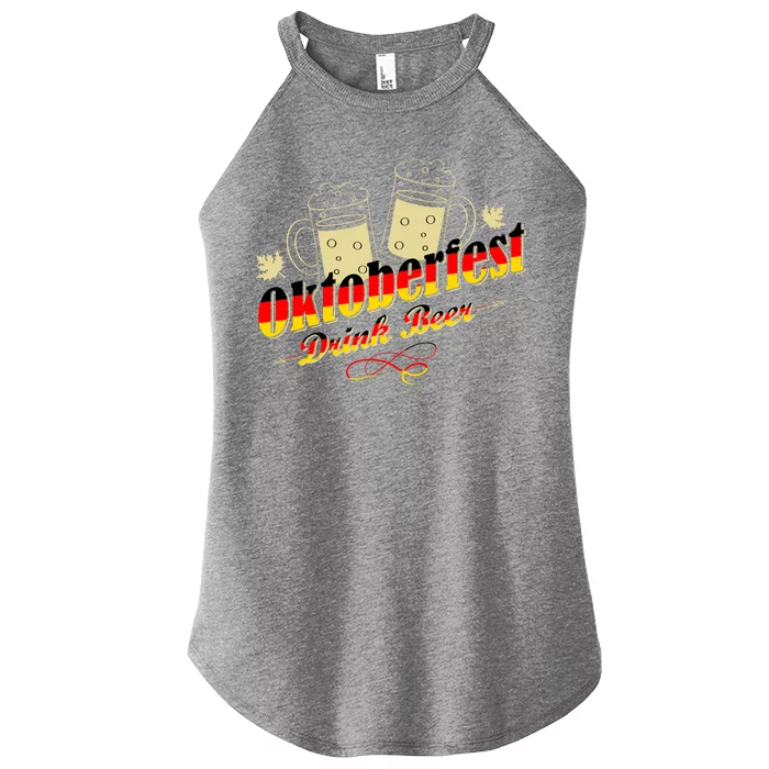 Oktoberfest Drink Beer Pitcher Germany Women’s Perfect Tri Rocker Tank