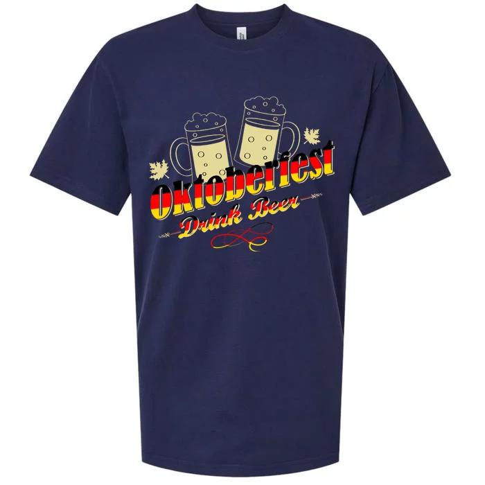 Oktoberfest Drink Beer Pitcher Germany Sueded Cloud Jersey T-Shirt