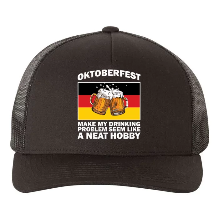 Oktoberfest Drinking Problems Yupoong Adult 5-Panel Trucker Hat