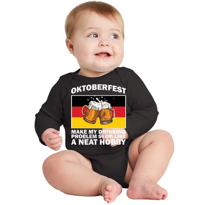 Oktoberfest Drinking Problems Baby Long Sleeve Bodysuit