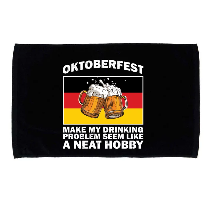 Oktoberfest Drinking Problems Microfiber Hand Towel