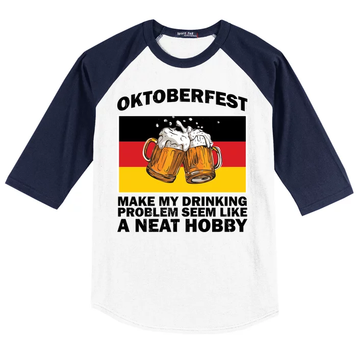 Oktoberfest Drinking Problems Baseball Sleeve Shirt