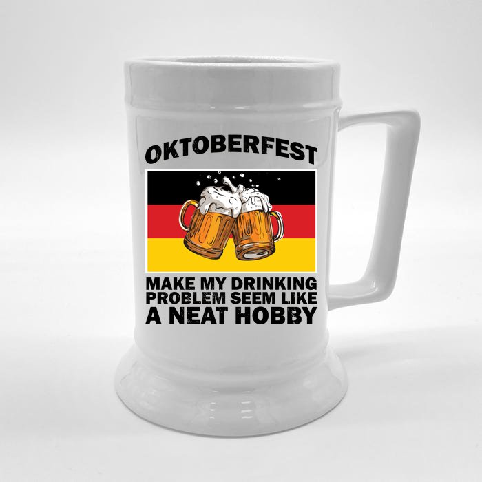 Oktoberfest Drinking Problems Front & Back Beer Stein