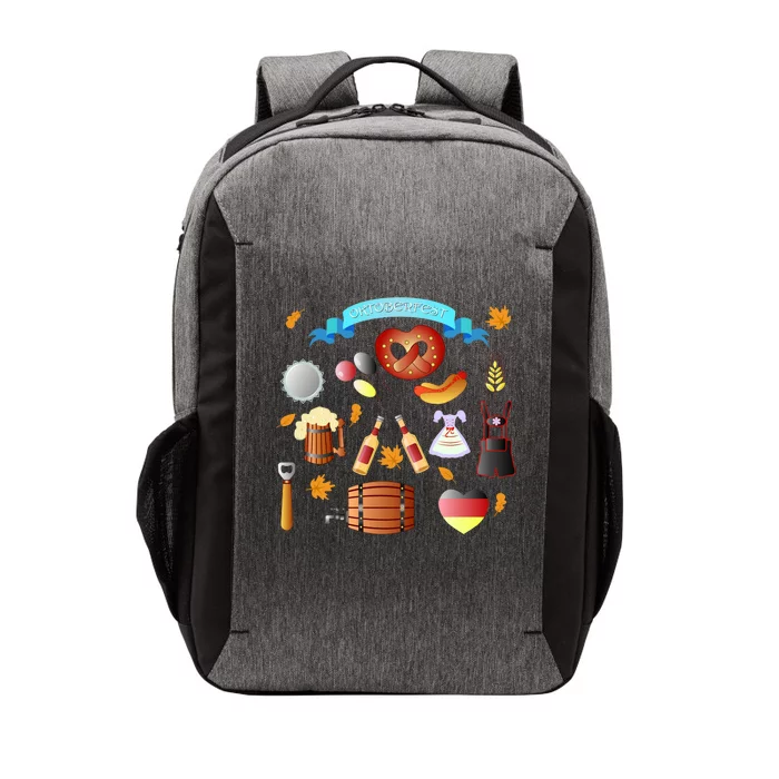 Oktoberfest Festive Mashup Beer Pretzel German Vector Backpack