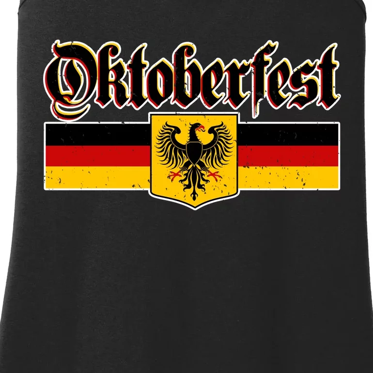 Oktoberfest German Coat of Arms Ladies Essential Tank