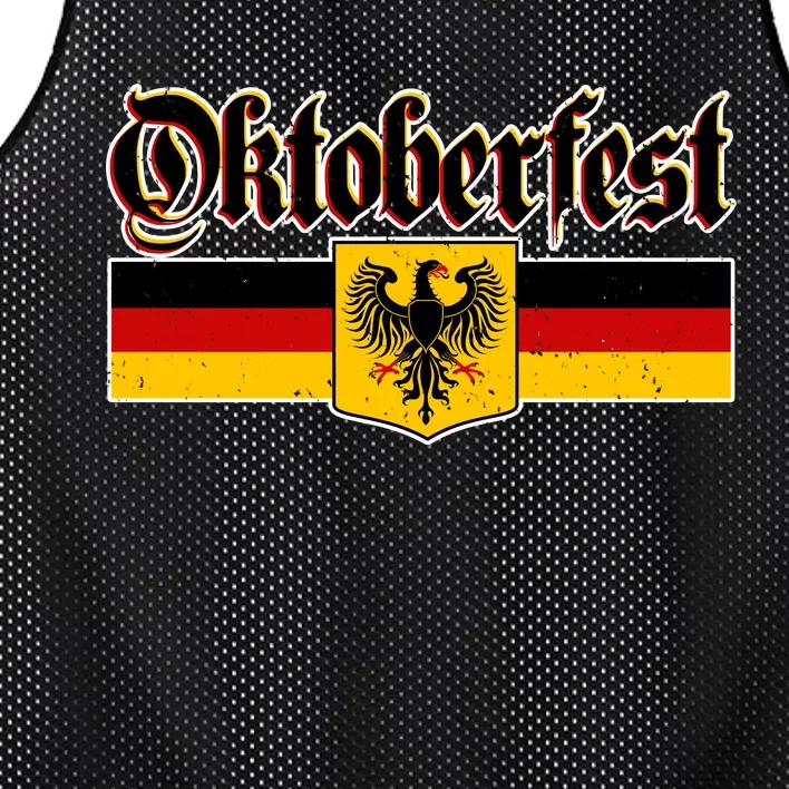 Oktoberfest German Coat of Arms Mesh Reversible Basketball Jersey Tank