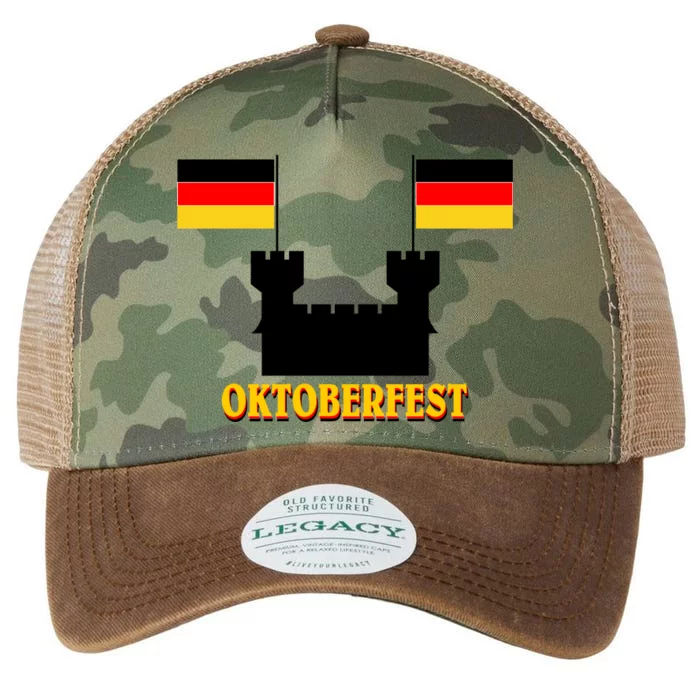 Oktoberfest German Flag Castle Legacy Tie Dye Trucker Hat