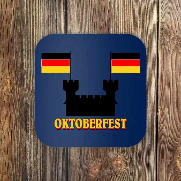 Oktoberfest German Flag Castle Coaster