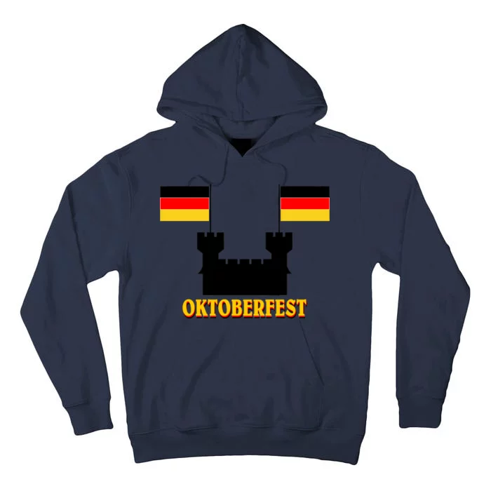 Oktoberfest German Flag Castle Tall Hoodie