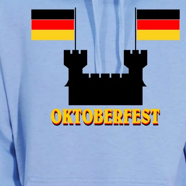 Oktoberfest German Flag Castle Unisex Surf Hoodie