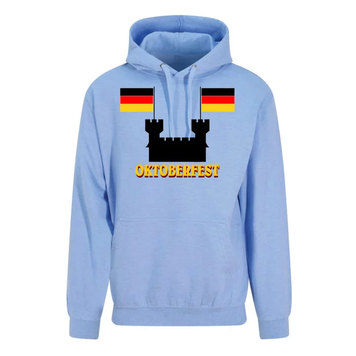 Oktoberfest German Flag Castle Unisex Surf Hoodie