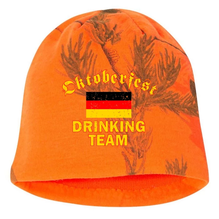 Oktoberfest Germany Drinking Team Kati - Camo Knit Beanie