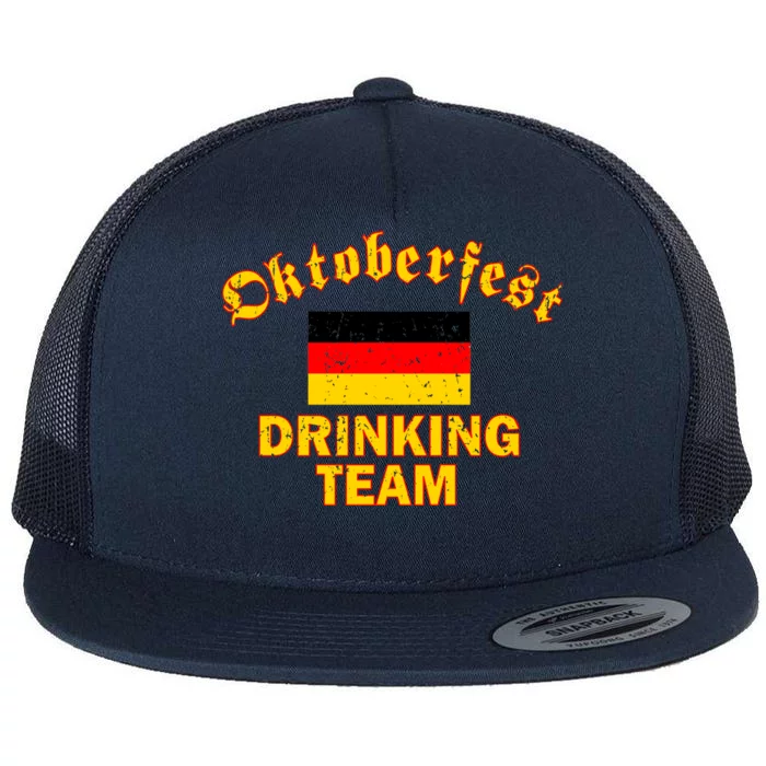 Oktoberfest Germany Drinking Team Flat Bill Trucker Hat