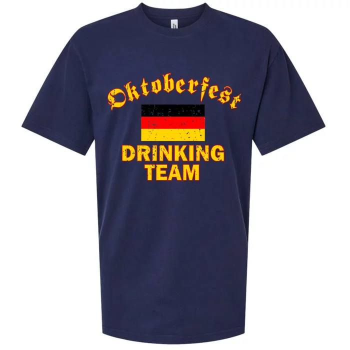 Oktoberfest Germany Drinking Team Sueded Cloud Jersey T-Shirt