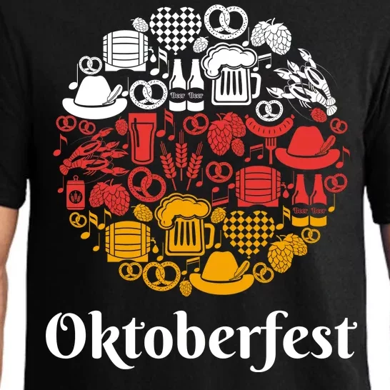 Oktoberfest Holiday Flag Mash Up Pajama Set