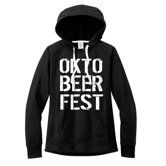 Oktoberfest Okto Beer Fest Logo Women's Fleece Hoodie