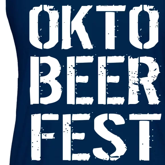 Oktoberfest Okto Beer Fest Logo Ladies Essential Flowy Tank