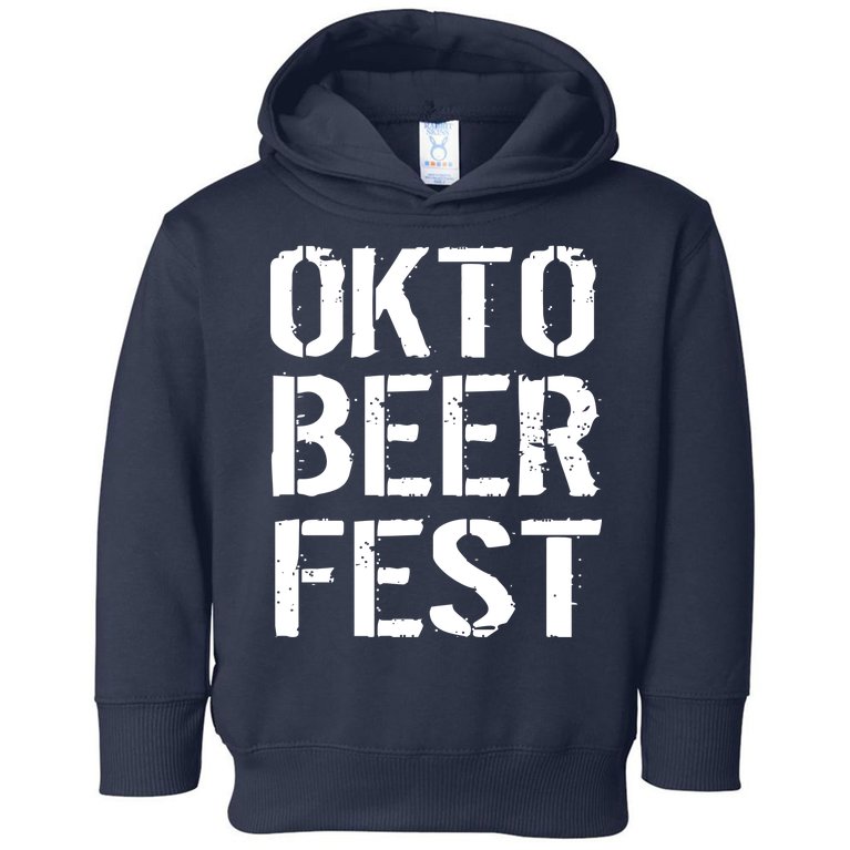 Oktoberfest Okto Beer Fest Logo Toddler Hoodie
