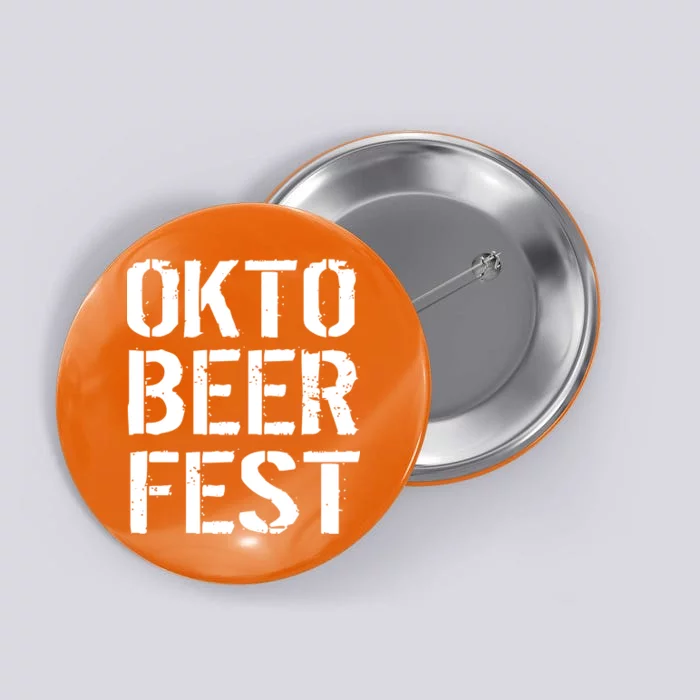 Oktoberfest Okto Beer Fest Logo Button