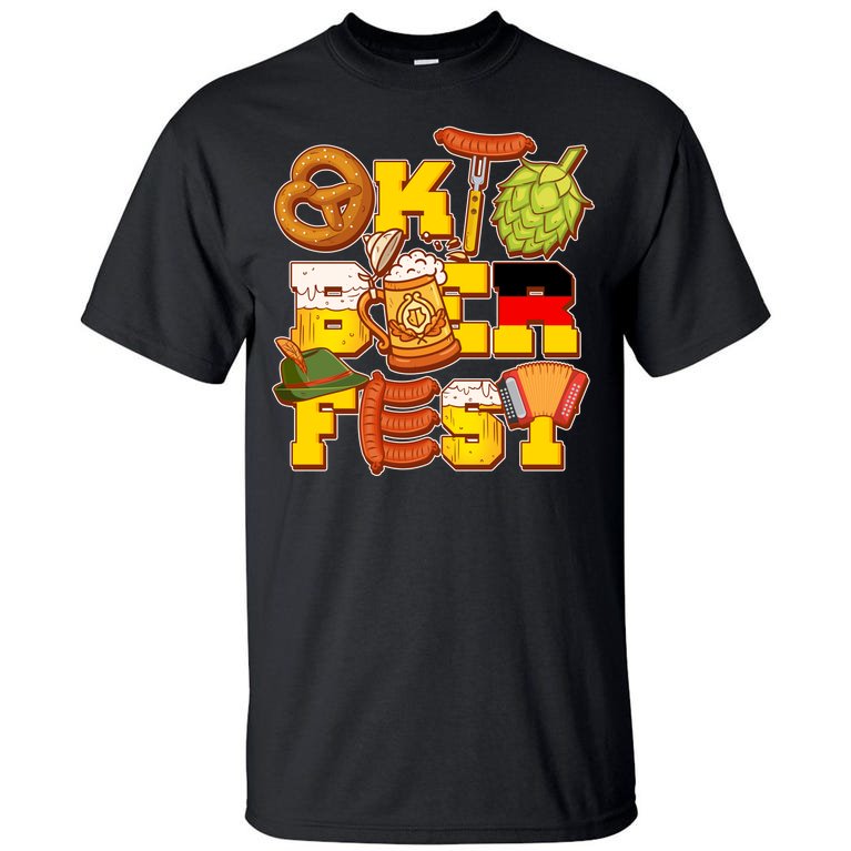 Oktoberfest Party Logo Tall T-Shirt