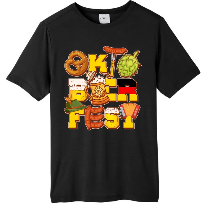 Oktoberfest Party Logo ChromaSoft Performance T-Shirt