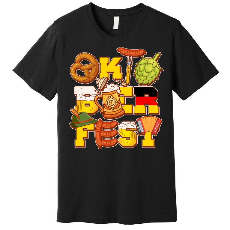 Oktoberfest Party Logo Premium T-Shirt