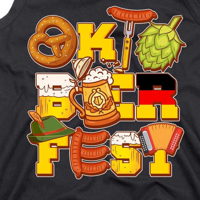 Oktoberfest Party Logo Tank Top