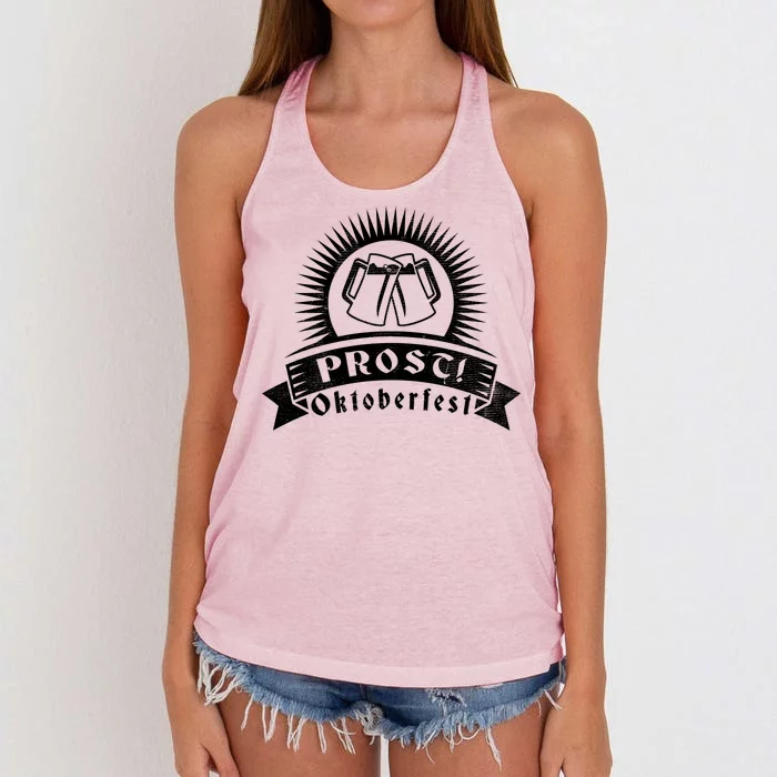 Oktoberfest Prost Women's Knotted Racerback Tank