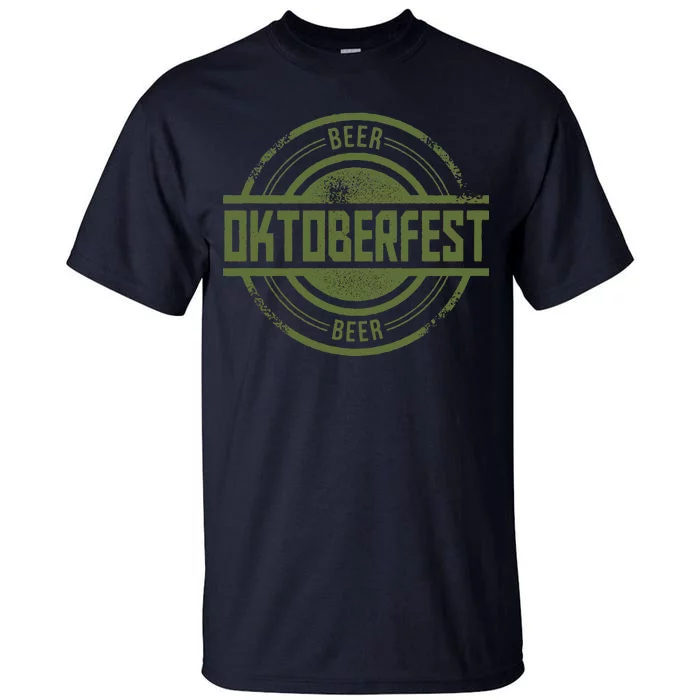 Oktoberfest Vintage Beer Logo Tall T-Shirt | TeeShirtPalace