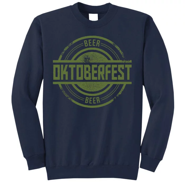 Oktoberfest Vintage Beer Logo Tall Sweatshirt