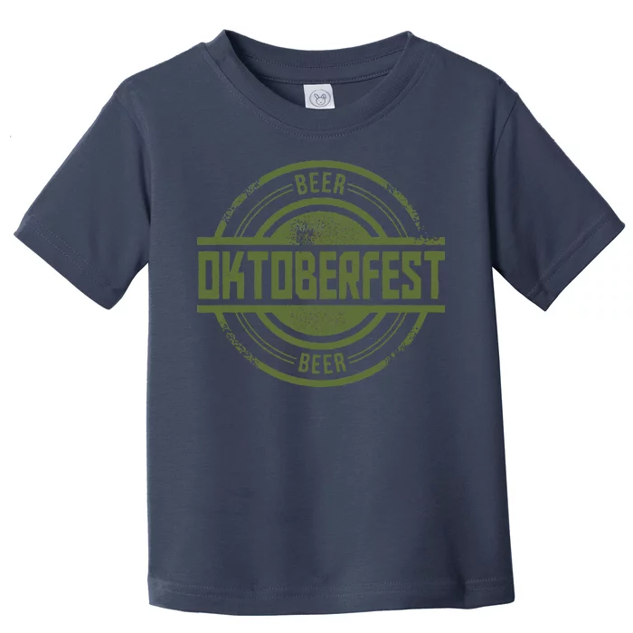 Oktoberfest Vintage Beer Logo Toddler T-Shirt