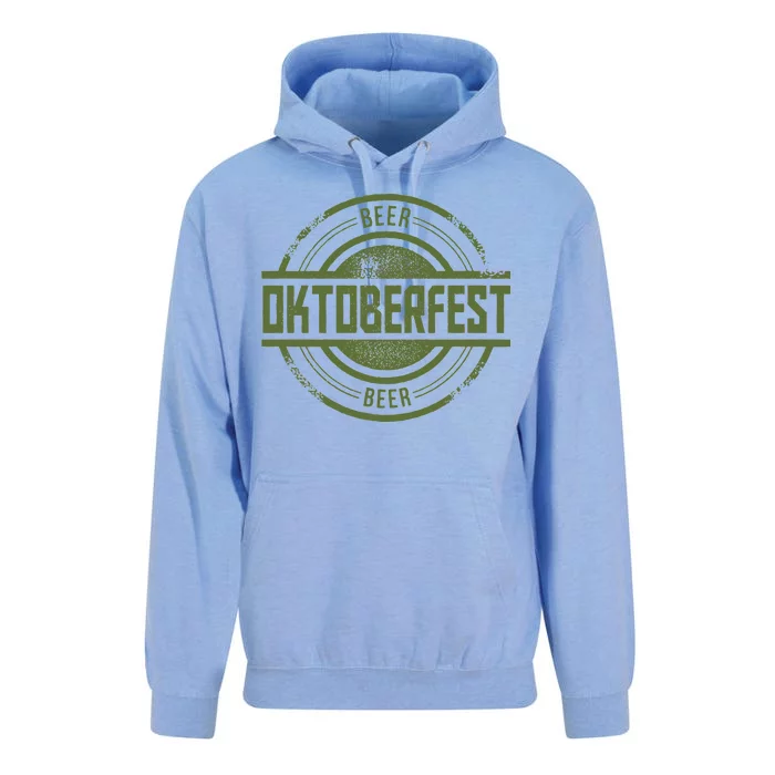 Oktoberfest Vintage Beer Logo Unisex Surf Hoodie