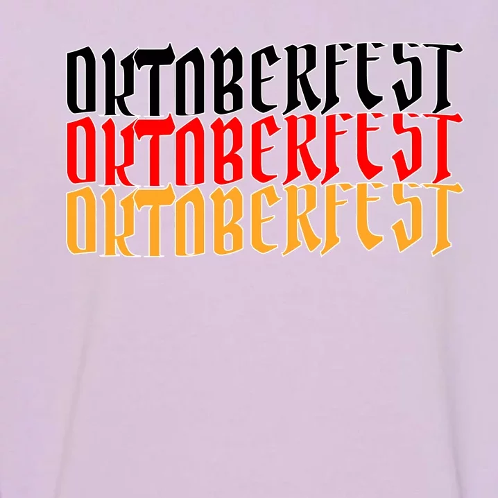 Oktoberfest Word Flag Logo Garment-Dyed Sweatshirt