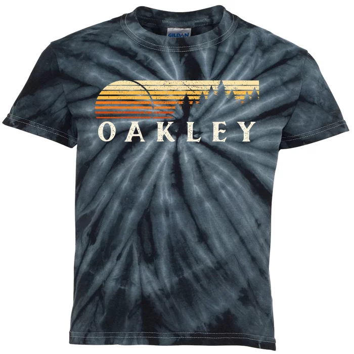 Oakley Ky Vintage Evergreen Sunset Eighties Kids Tie-Dye T-Shirt