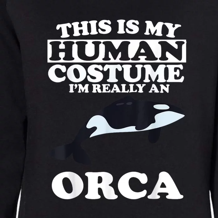 Orca Killer Whale Love Womens California Wash Sweatshirt