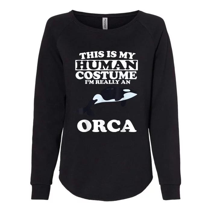 Orca Killer Whale Love Womens California Wash Sweatshirt