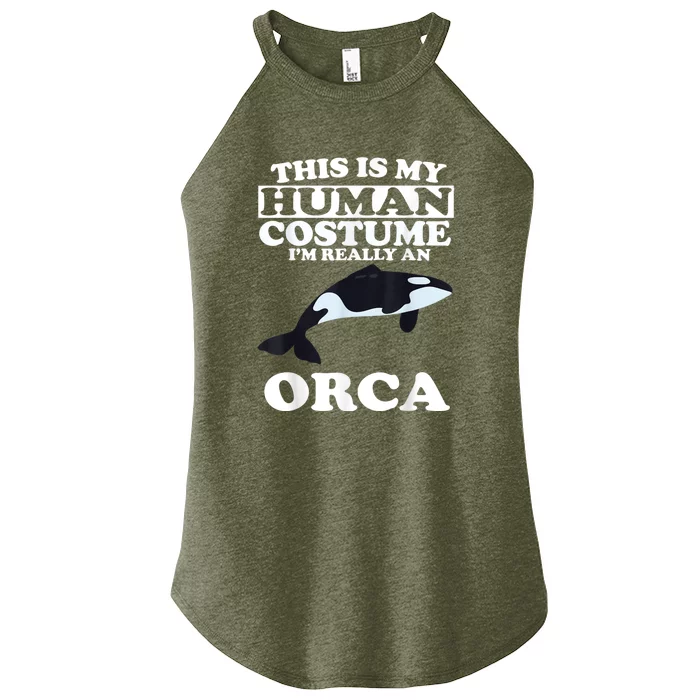 Orca Killer Whale Love Women’s Perfect Tri Rocker Tank