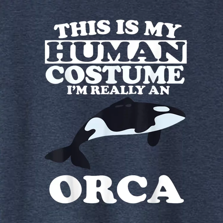 Orca Killer Whale Love Women's Crop Top Tee