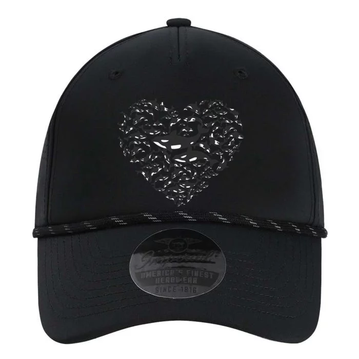 Orcas Killer Whale Love Symbol Heart Performance The Dyno Cap