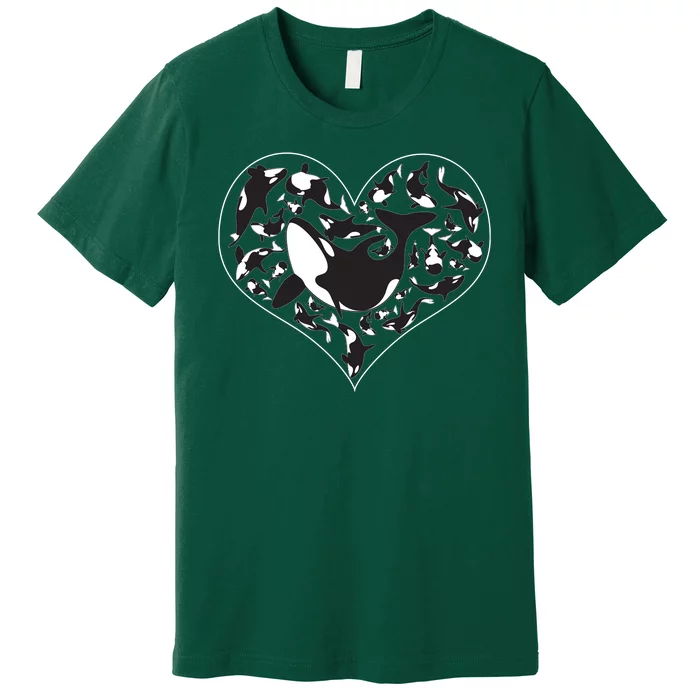 Orca Killer Whale Love Premium T-Shirt