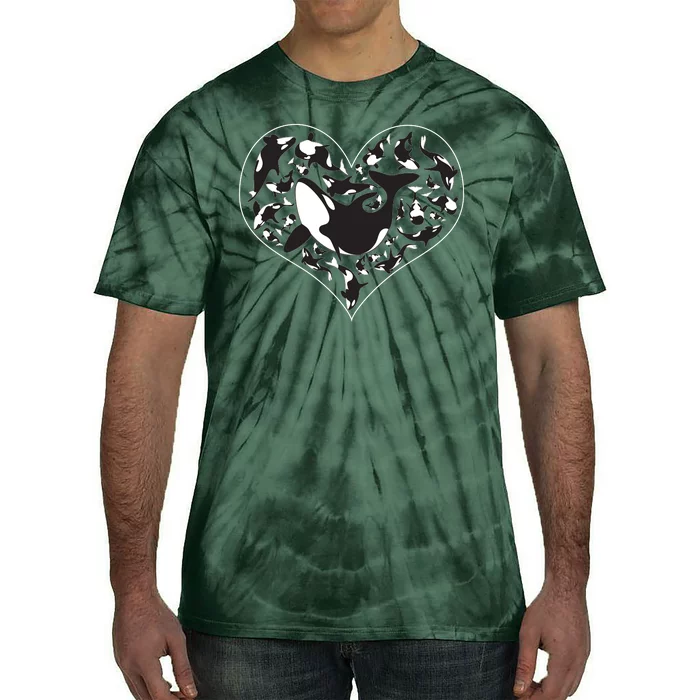 Orca Killer Whale Love Tie-Dye T-Shirt