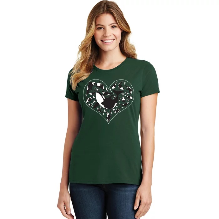 Orca Killer Whale Love Women's T-Shirt