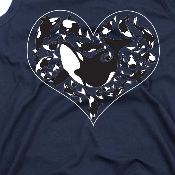 Orca Killer Whale Love Tank Top