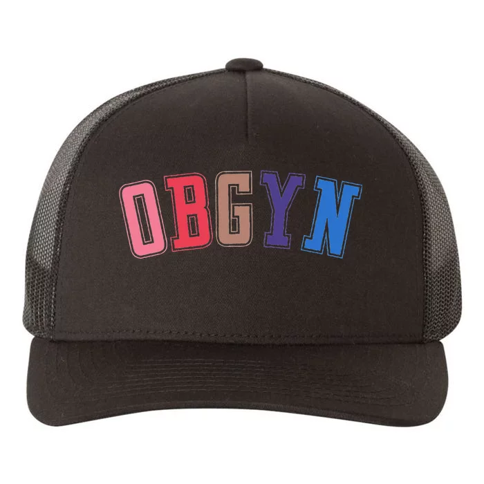 Obgyn Labor And Delivery Nurse Ob Gyn Squad Rn Nurse Yupoong Adult 5-Panel Trucker Hat