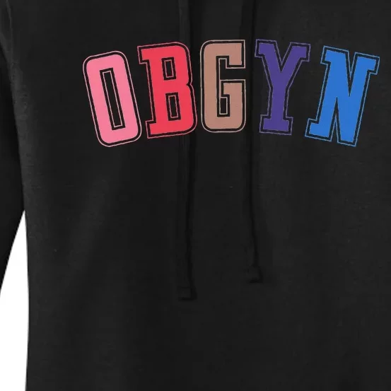 Obgyn Labor And Delivery Nurse Ob Gyn Squad Rn Nurse Women's Pullover Hoodie