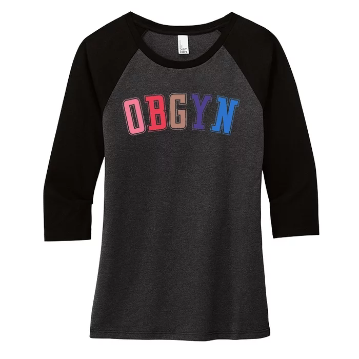 Obgyn Labor And Delivery Nurse Ob Gyn Squad Rn Nurse Women's Tri-Blend 3/4-Sleeve Raglan Shirt