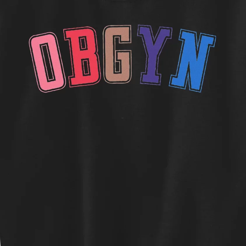 Obgyn Labor And Delivery Nurse Ob Gyn Squad Rn Nurse Kids Sweatshirt