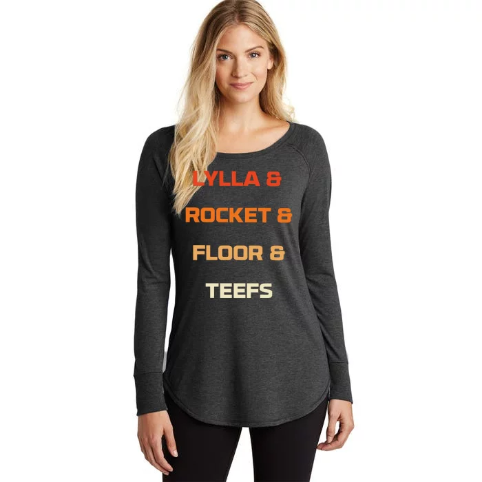 Original Lylla And Rocket & Floor & Teefs Women's Perfect Tri Tunic Long Sleeve Shirt