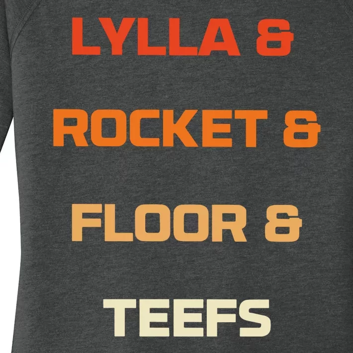 Original Lylla And Rocket & Floor & Teefs Women's Perfect Tri Tunic Long Sleeve Shirt